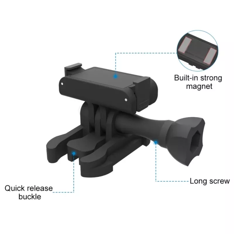 PULUZ PU576B Soporte magnético para DJI Action 2 y GoPro