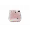LOVEINSTANT funda protectora para Fujifilm Instax Mini 11 - transparente con lentejuelas rosas