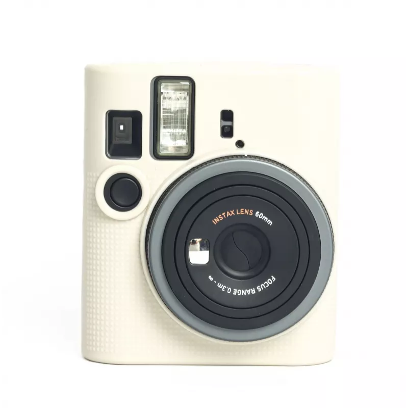 Funda protectora de silicona para Fujifilm Instax Mini 41 LOVEINSTANT - Blanca/Beige