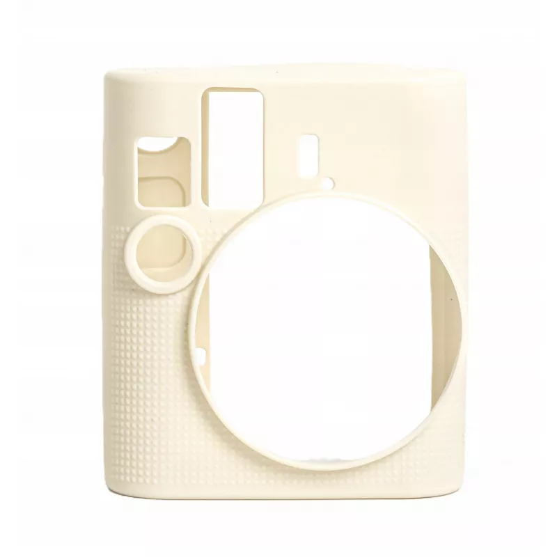 Funda protectora de silicona para Fujifilm Instax Mini 41 LOVEINSTANT - Blanca/Beige