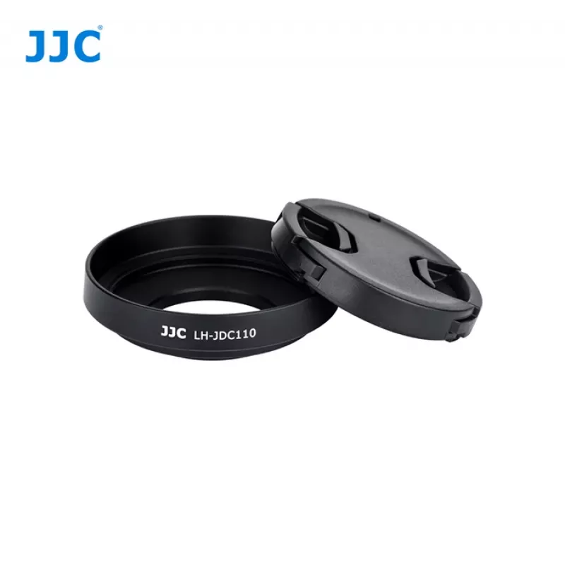 JJC Set de protección 2 en 1 parasol + tapa de objetivo para Canon G1X Mark III