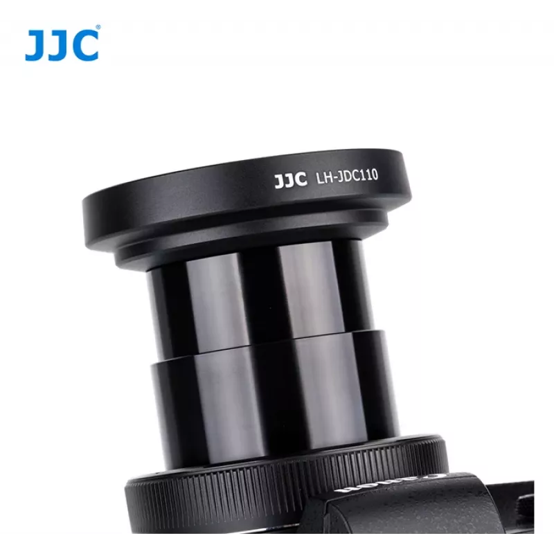 JJC Set de protección 2 en 1 parasol + tapa de objetivo para Canon G1X Mark III