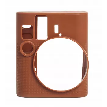 LOVEINSTANT Funda de silicona para Fujifilm Instax Mini 41 - Marrón