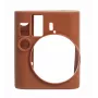 LOVEINSTANT Funda de silicona para Fujifilm Instax Mini 41 - Marrón