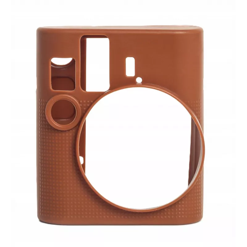 LOVEINSTANT Funda de silicona para Fujifilm Instax Mini 41 - Marrón