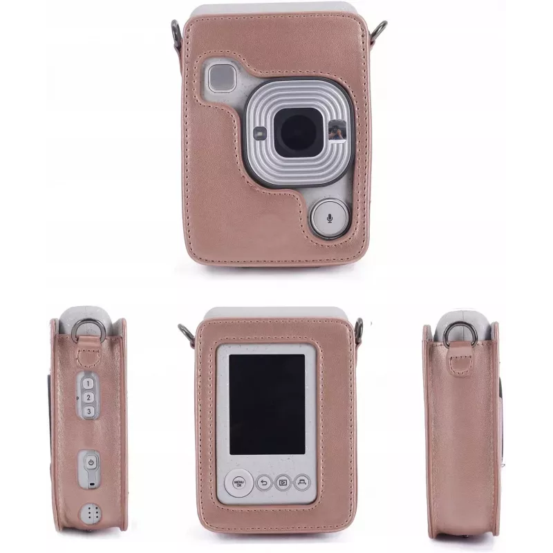 LOVEINSTANT Funda de protección para Fujifilm Instax Mini LiPlay - Rosa brillante