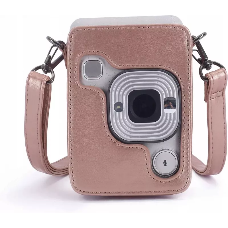 LOVEINSTANT Funda de protección para Fujifilm Instax Mini LiPlay - Rosa brillante