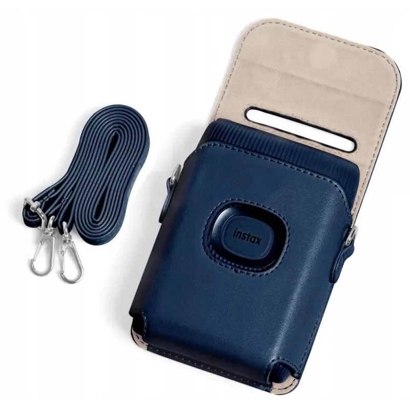 LOVEINSTANT Funda rígida de protección para Fujifilm Instax Mini Link 2 - Azul marino