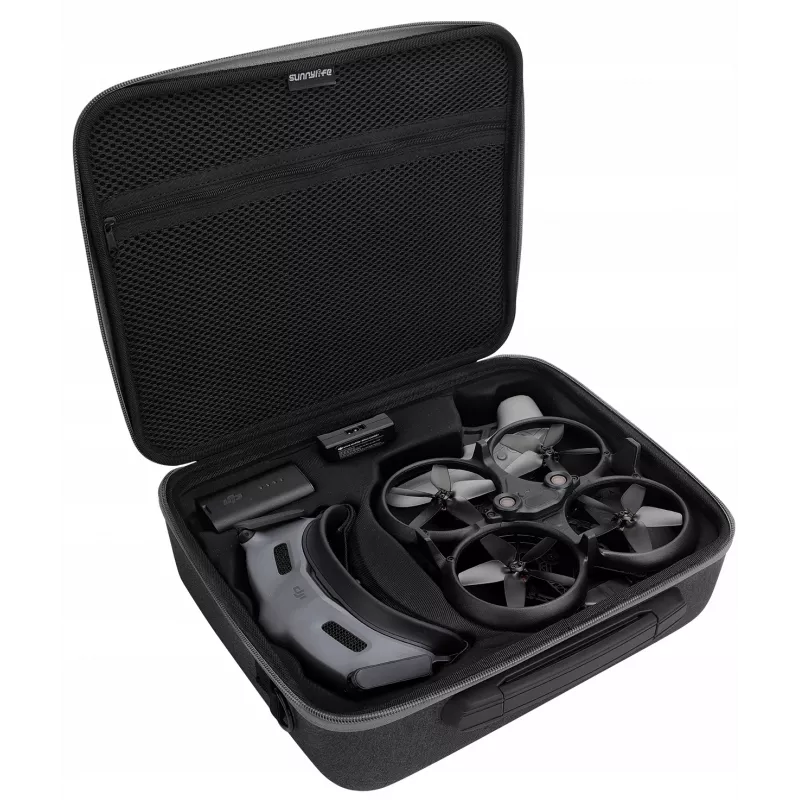 SUNNYLIFE Maletín de transporte rígido para DJI Avata, Goggles 2 y mando - Negro