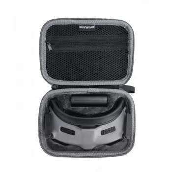 SUNNYLIFE Funda protectora para DJI Goggles 2 - Gris/negro carcasa rígida espuma EVA