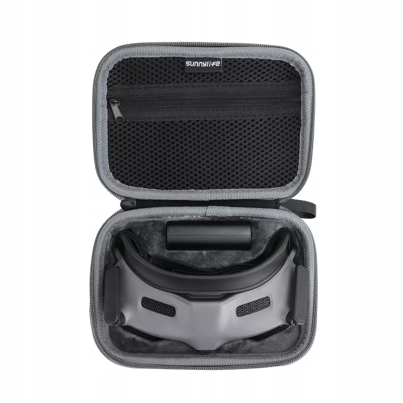 SUNNYLIFE Funda protectora para DJI Goggles 2 - Gris/negro carcasa rígida espuma EVA
