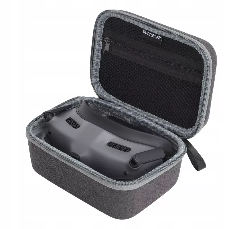 SUNNYLIFE Funda protectora para DJI Goggles 2 - Gris/negro carcasa rígida espuma EVA