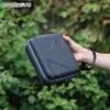 SUNNYLIFE Bolsa de transporte rígida para DJI Osmo Mobile 6, nailon EVA, antichoque, antipolvo, resistente a salpicaduras, negra