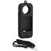 SUNNYLIFE Funda protectora de silicona para Insta360 X3 - Negra