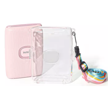 LOVEINSTANT Funda rígida transparente para Fujifilm Instax Mini Link 2