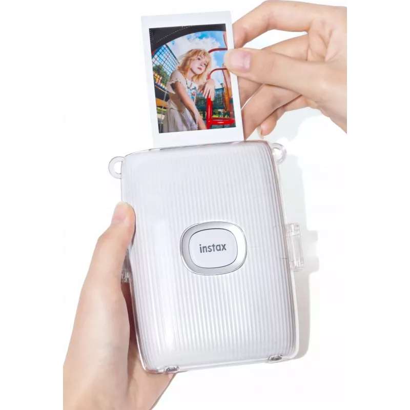 LOVEINSTANT Funda rígida transparente para Fujifilm Instax Mini Link 2