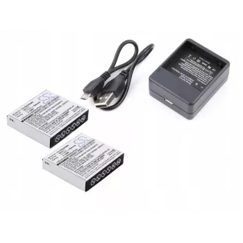 Set CAMERON SINO 2x batería + cargador para Xiaomi Yi AZ13-1