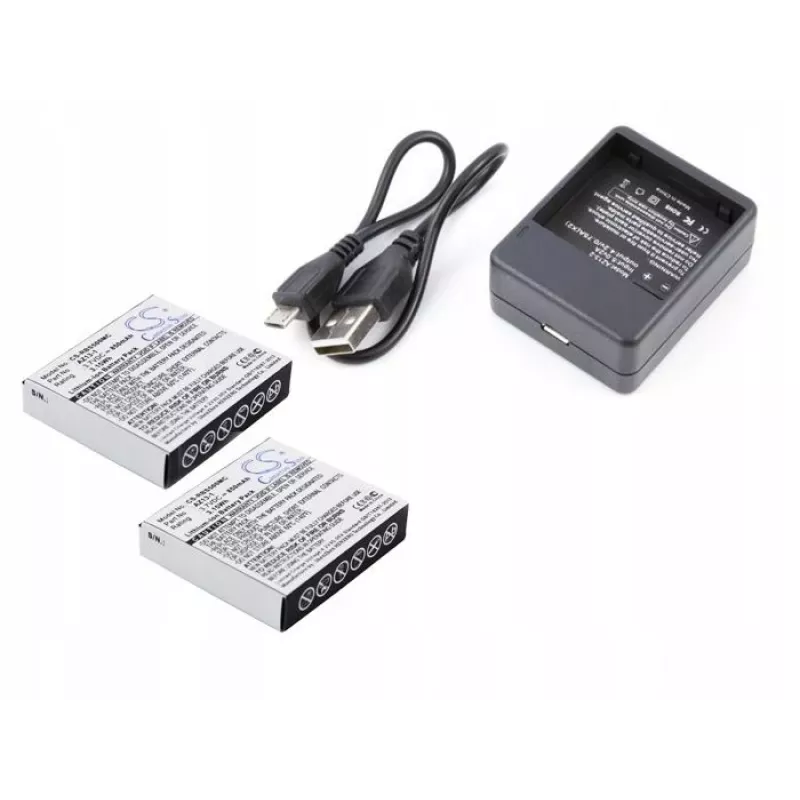 Set CAMERON SINO 2x batería + cargador para Xiaomi Yi AZ13-1