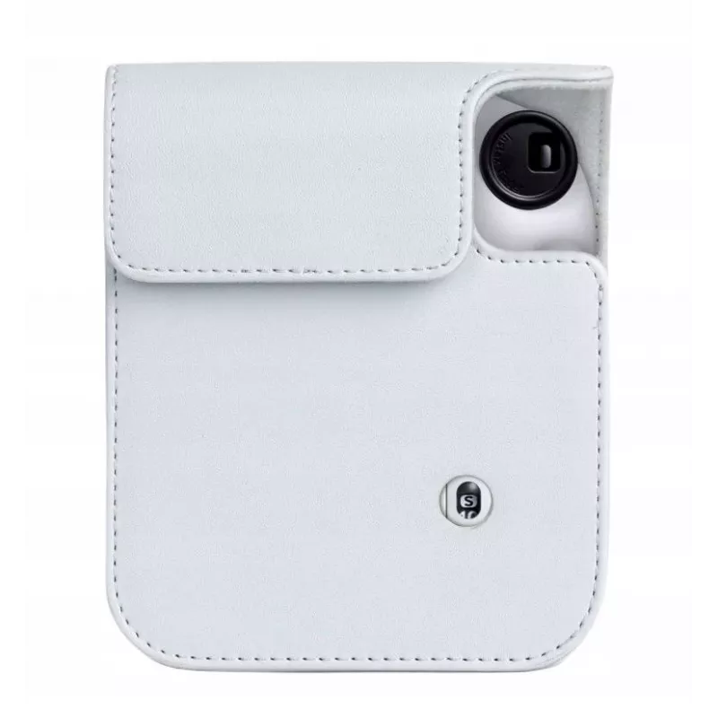 LOVEINSTANT Funda Case Cover Pouch para Fujifilm Instax Mini 12 blanca