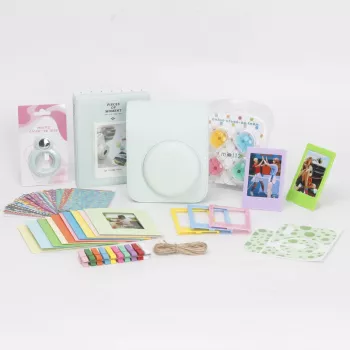 LOVEINSTANT Set de accesorios 8 en 1 para Fujifilm Instax Mini 12, verde menta