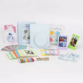 LOVEINSTANT Set de accesorios 8 en 1 para Fujifilm Instax Mini 12 - azul