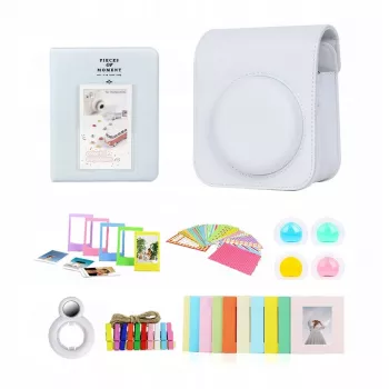 LOVEINSTANT Set de accesorios 8 en 1 para Fujifilm Instax Mini 12 - blanco