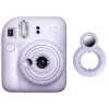 LoveInstant Espejo de aumento para Fuji Fujifilm Instax Mini 12 lila