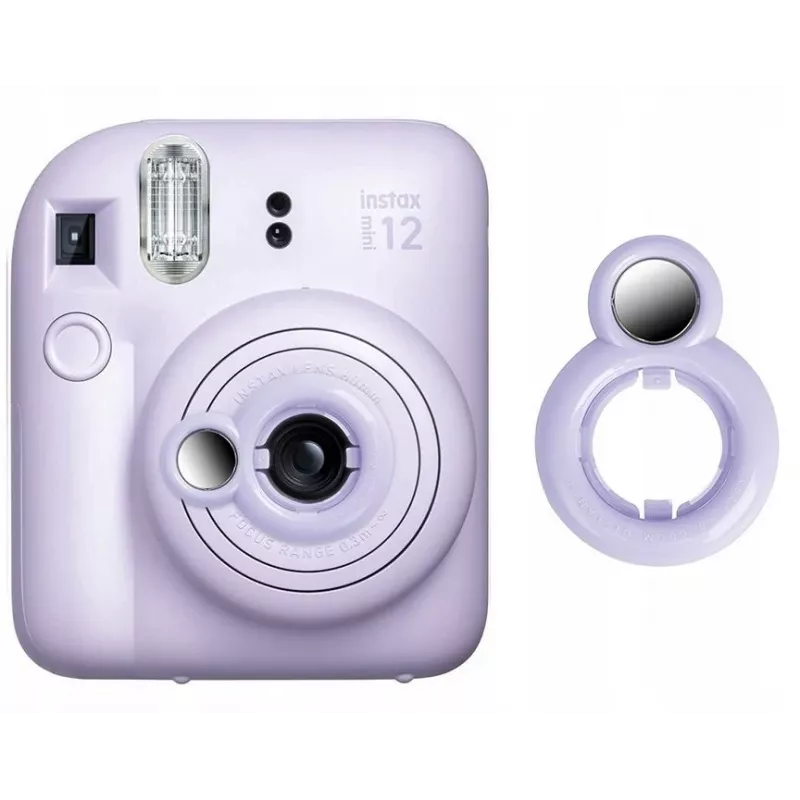 LoveInstant Espejo de aumento para Fuji Fujifilm Instax Mini 12 lila