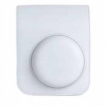 LOVEINSTANT Pack de bolsa de cámara y álbum de fotos para Fuji Instax Mini 12 - blanco (108 fotos)