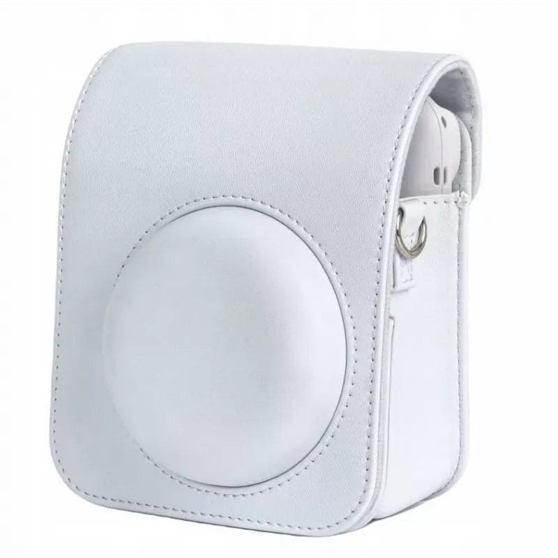 LOVEINSTANT Pack de bolsa de cámara y álbum de fotos para Fuji Instax Mini 12 - blanco (108 fotos)