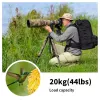 K&F Concept Cabezal panorámico Pro Gimbal 20kg 1/4 3/8 KF31.033