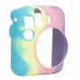 LOVEINSTANT Funda protectora de silicona para Fujifilm Instax Mini 12 - arcoíris