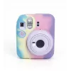 LOVEINSTANT Funda protectora de silicona para Fujifilm Instax Mini 12 - arcoíris