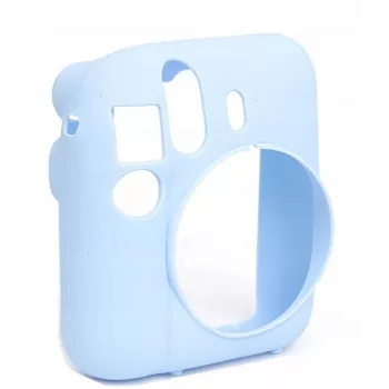 LOVEINSTANT Funda protectora de silicona para Fujifilm Instax Mini 12 - azul