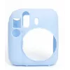 LOVEINSTANT Funda protectora de silicona para Fujifilm Instax Mini 12 - azul