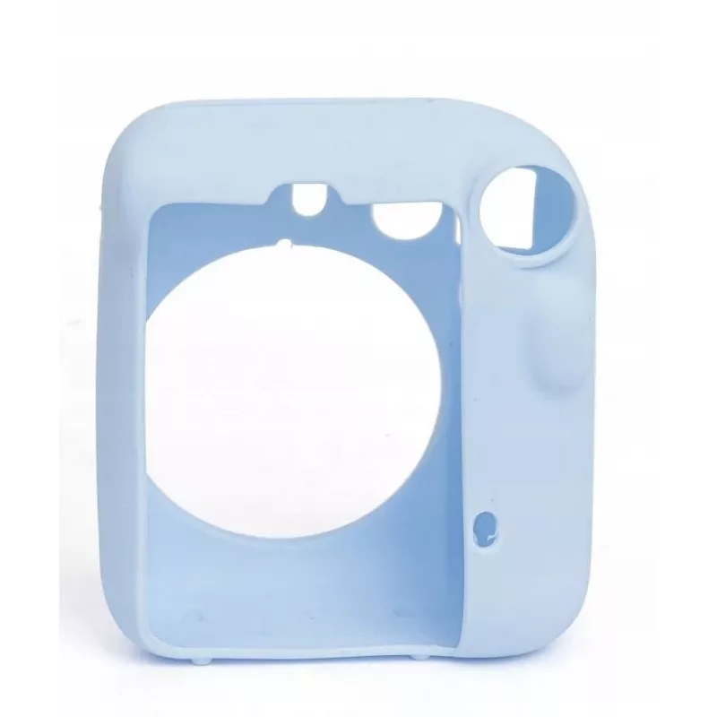 LOVEINSTANT Funda protectora de silicona para Fujifilm Instax Mini 12 - azul