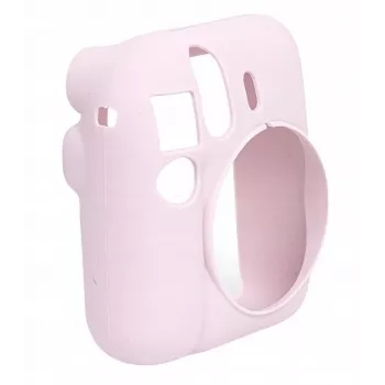 LOVEINSTANT Funda protectora de silicona para Fujifilm Instax Mini 12 - rosa