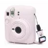 LOVEINSTANT Funda protectora de silicona para Fujifilm Instax Mini 12 - rosa