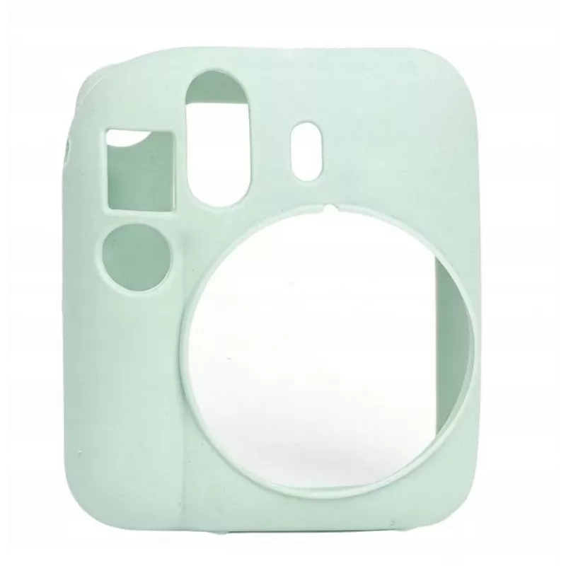 LOVEINSTANT Funda protectora de silicona para Fujifilm Instax Mini 12 - verde