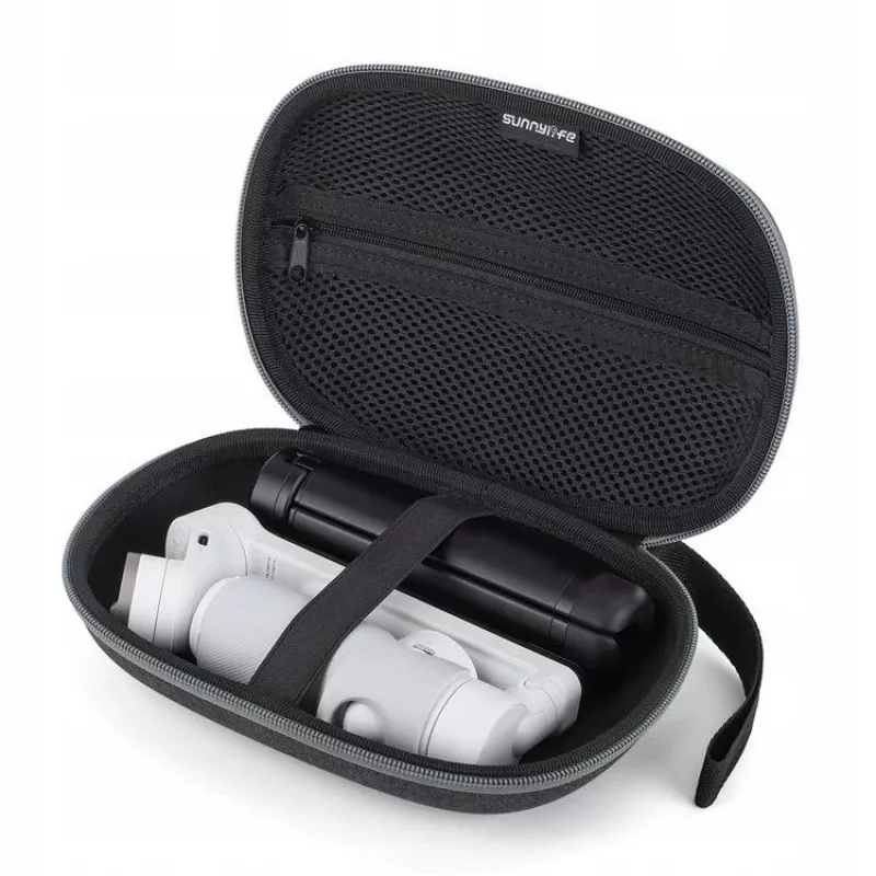 SUNNYLIFE Funda protectora estuche rígido para gimbal de smartphone – Compatible con Insta360 Flow, DJI Osmo Mobile 6/5/4/SE/3/2, Zhiyun, Feiyu – Funda EVA negra
