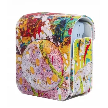 LOVEINSTANT Funda Case Cover Pouch para Fujifilm Instax Mini 12, Colorful Spots