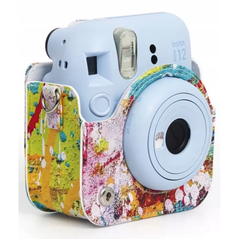 LOVEINSTANT Funda Case Cover Pouch para Fujifilm Instax Mini 12, Colorful Spots