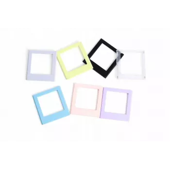 LOVEINSTANT Set de 7 marcos de fotos magnéticos para Fujifilm Instax Square SQ40 / SQ1 / SQ6 / SQ10 / SQ20 / Link