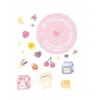 LOVEINSTANT Funda Case Cover para Fujifilm Instax Mini 12 con pegatinas - Yogurt Rabbit