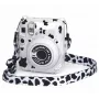 LOVEINSTANT Funda para Fujifilm Instax Mini 12 con pegatinas - estampado de vaca