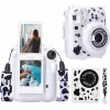 LOVEINSTANT Funda para Fujifilm Instax Mini 12 con pegatinas - estampado de vaca