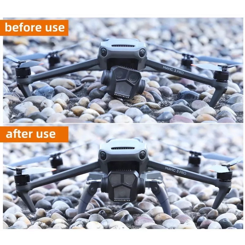 Alargadores de tren de aterrizaje SUNNYLIFE para DJI Mavic 3 Pro - gris (pack de 4)