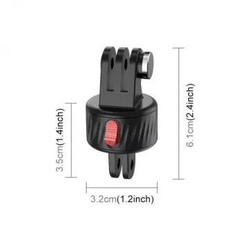 Soporte magnético de liberación rápida PULUZ para GoPro Hero 11 10 9 8 7 6 5 4 / SJCAM / Xiaomi / DJI - PU706b