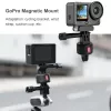 Soporte magnético de liberación rápida PULUZ para GoPro Hero 11 10 9 8 7 6 5 4 / SJCAM / Xiaomi / DJI - PU706b