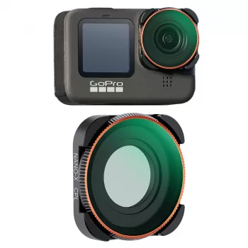 Filtro polarizador circular CPL MC KF para GoPro Hero 12/11/10/9 negro KF01.2336